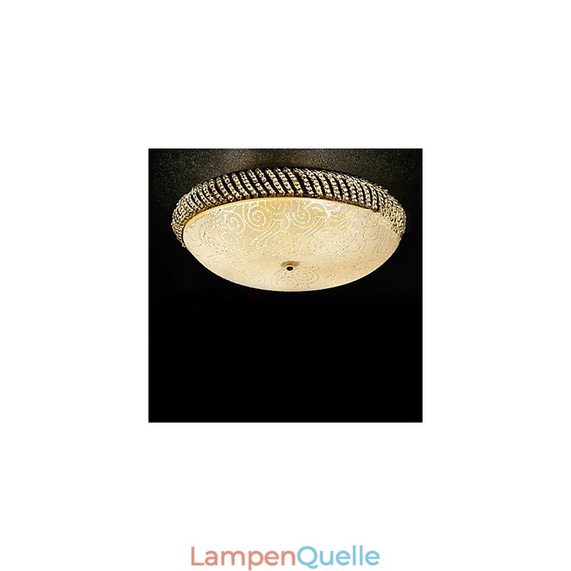 Luxuriöse Deckenleuchte mit 4 Lichtern in Gold