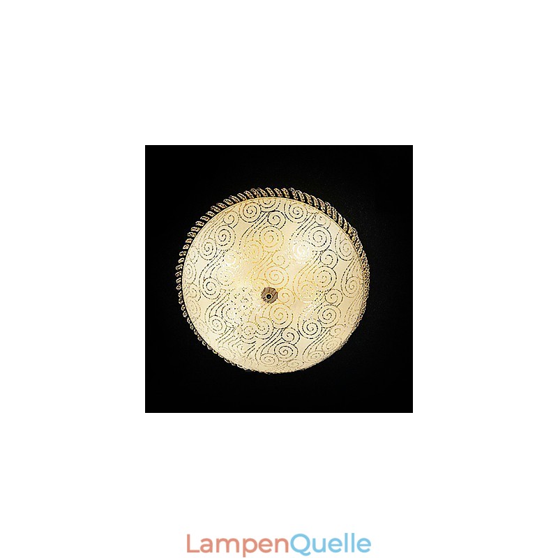 Luxuriöse Deckenleuchte mit 4 Lichtern in Gold