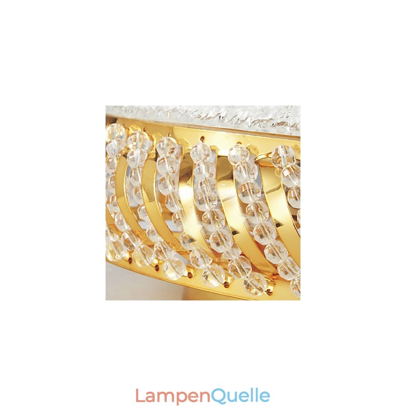 Luxuriöse Deckenleuchte mit 4 Lichtern in Gold
