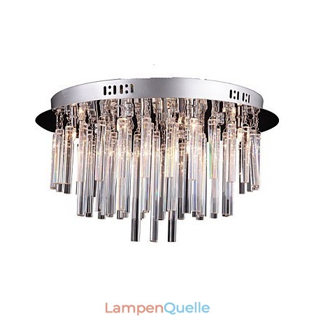 Moderner Kristall-Kronleuchter mit 12 Lichtern