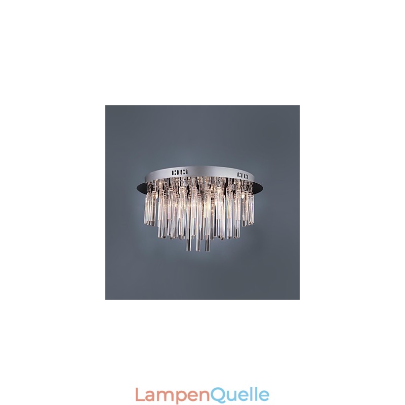 Moderner Kristall-Kronleuchter mit 12 Lichtern