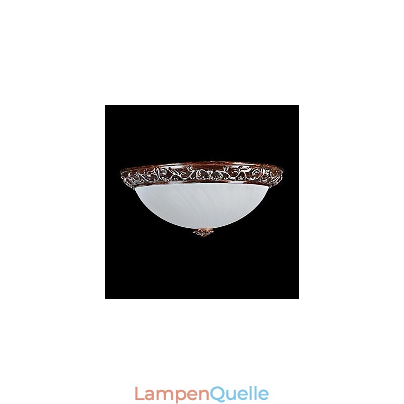 Deckenleuchte Glas Harz Silber Carving Europäischen Klassisch