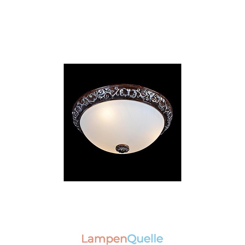 Deckenleuchte Glas Harz Silber Carving Europäischen Klassisch