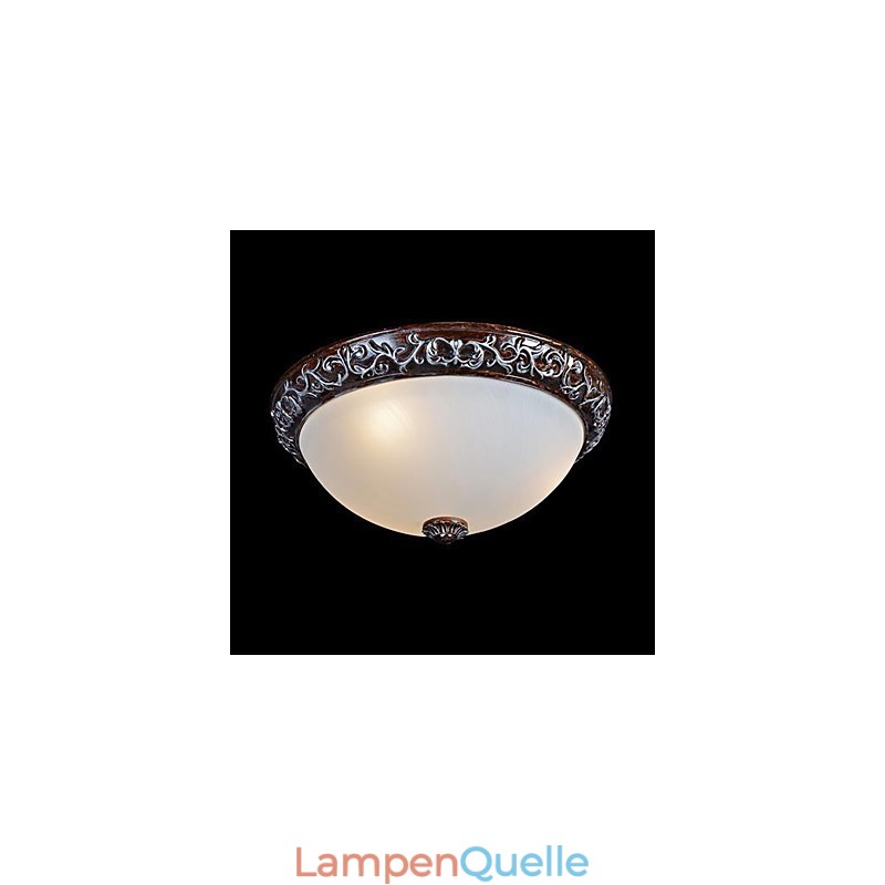 Deckenleuchte Glas Harz Silber Carving Europäischen Klassisch