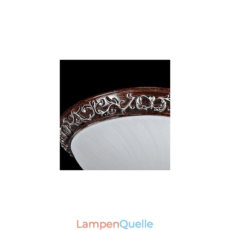 Deckenleuchte Glas Harz Silber Carving Europäischen Klassisch