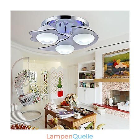 Unterputz 3 Lichter Moderne Mode Vertraglich Weiß Edelstahl Metall Unterputz 3 Lichter Moderne Mode Vertraglich Weiß Edelstahl Metall