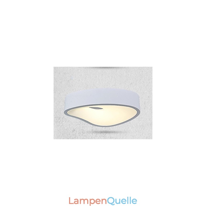 Pendelleuchten 1 Licht Modernes weißes Metall und Acryl