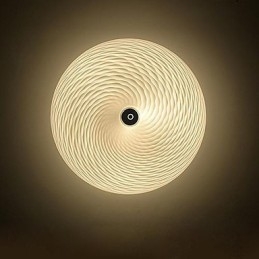 Moderne zeitgenössische Unterputzmontage aus Metall