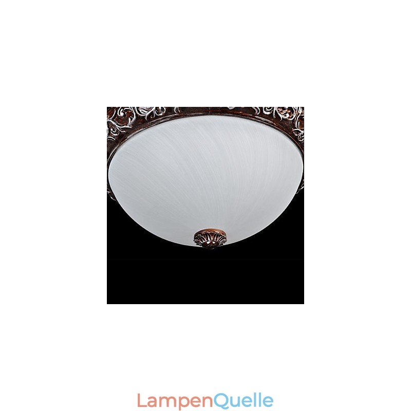 Deckenleuchte Glas Harz Silber Carving Europäischen Klassisch