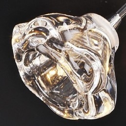 Moderne zeitgenössische rustikale Lodge Chrom Metall Unterputz