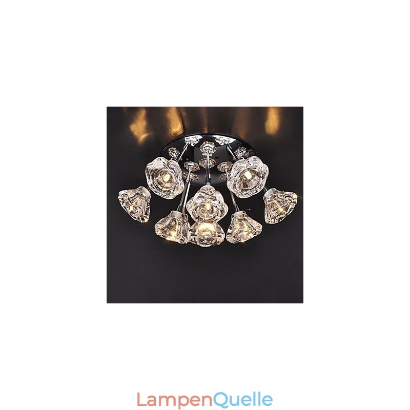 Moderne zeitgenössische rustikale Lodge Chrom Metall Unterputz