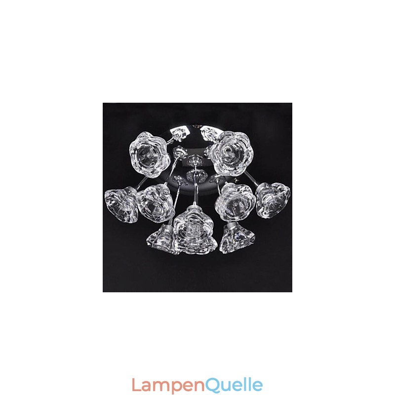 Moderne zeitgenössische rustikale Lodge Chrom Metall Unterputz