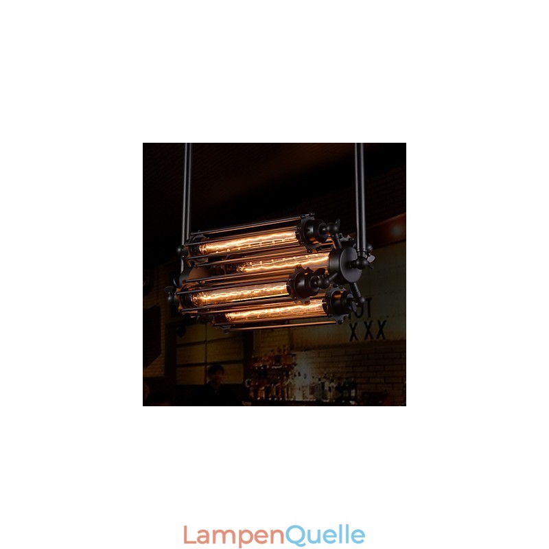 Rustic Lodge Retro Mini Style Electroplated Metal Chandelier