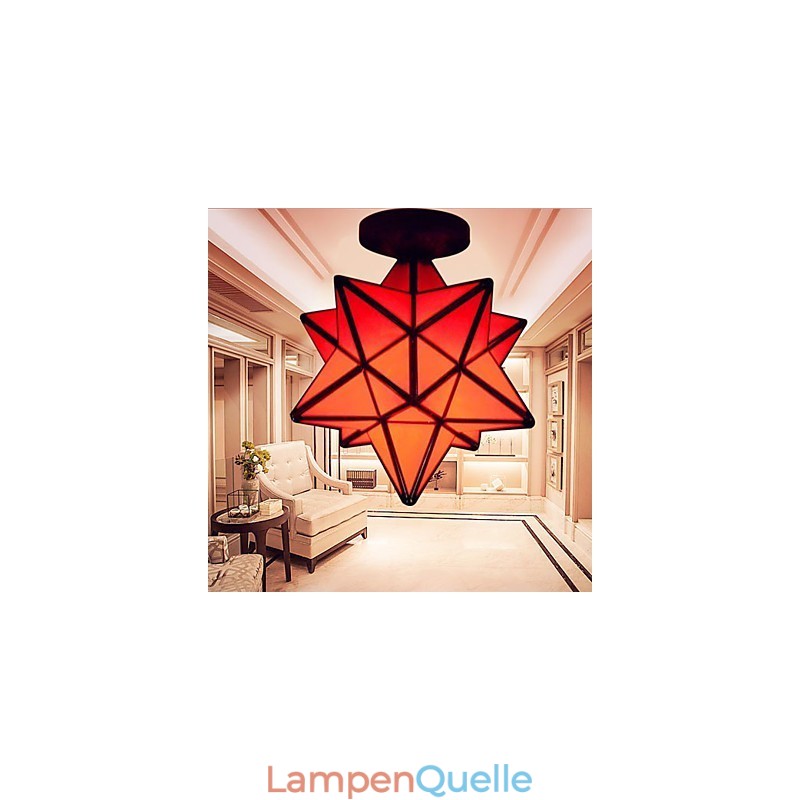 Künstlerische Individualität Kreative Veranda Moderne Sterne Absorbieren Kuppel Licht Lampe