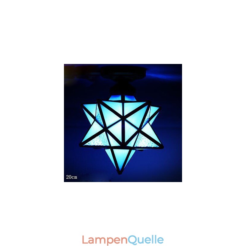 Künstlerische Individualität Kreative Veranda Moderne Sterne Absorbieren Kuppel Licht Lampe
