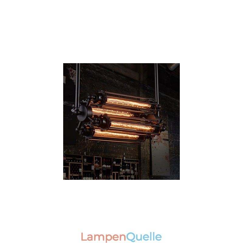 Rustic Lodge Retro Mini Style Electroplated Metal Chandelier