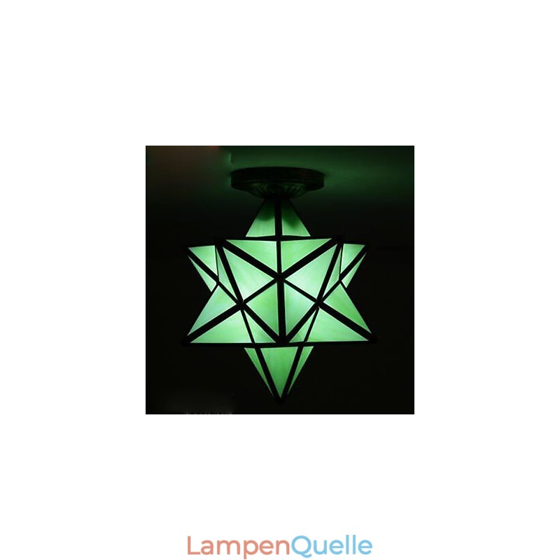 Künstlerische Individualität Kreative Veranda Moderne Sterne Absorbieren Kuppel Licht Lampe