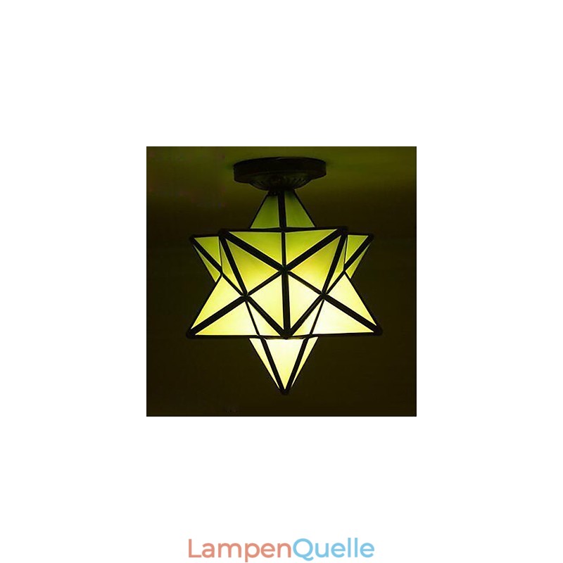 Künstlerische Individualität Kreative Veranda Moderne Sterne Absorbieren Kuppel Licht Lampe