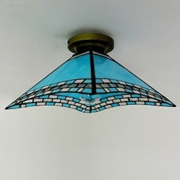 29,5 CM Die Mittelmeer Veranda Schwalbenschwanz Die Zu Absorbieren Dome Licht Lampe