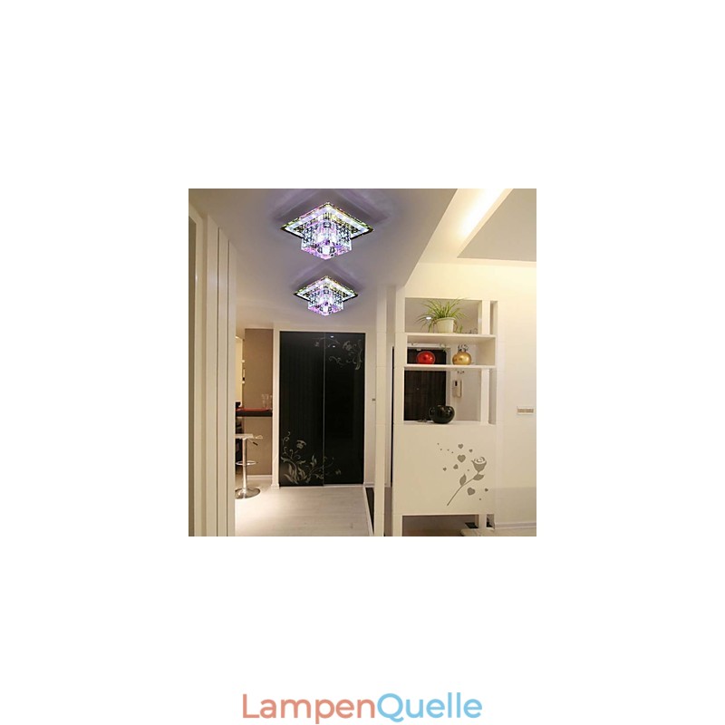Kristall Deckenleuchte Spotlight SMD 3W Kreative Lampe Leuchtstoffröhre Bunte Farbe Dome Licht