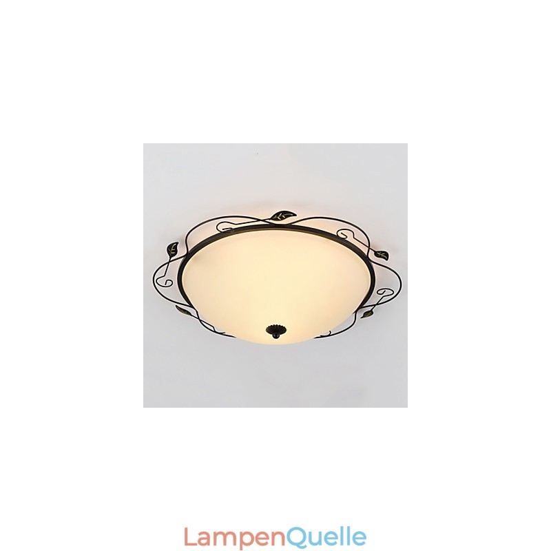 32CM Europa Typ Stil Ländlichen Klassischen Absorbieren Dome Licht Lampe