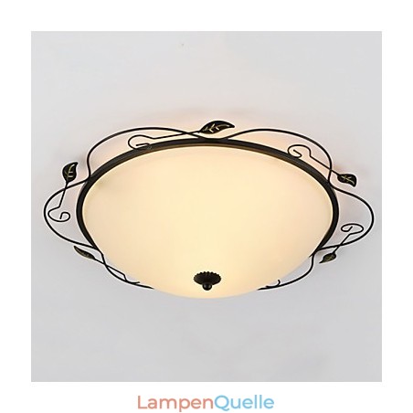 32CM Europa Typ Stil Ländlichen Klassischen Absorbieren Dome Licht Lampe