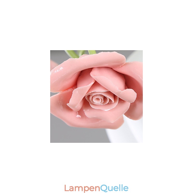 Valentinstag: Die Blumen und Pflanzen des Rosengartens absorbieren das Licht der Kuppel