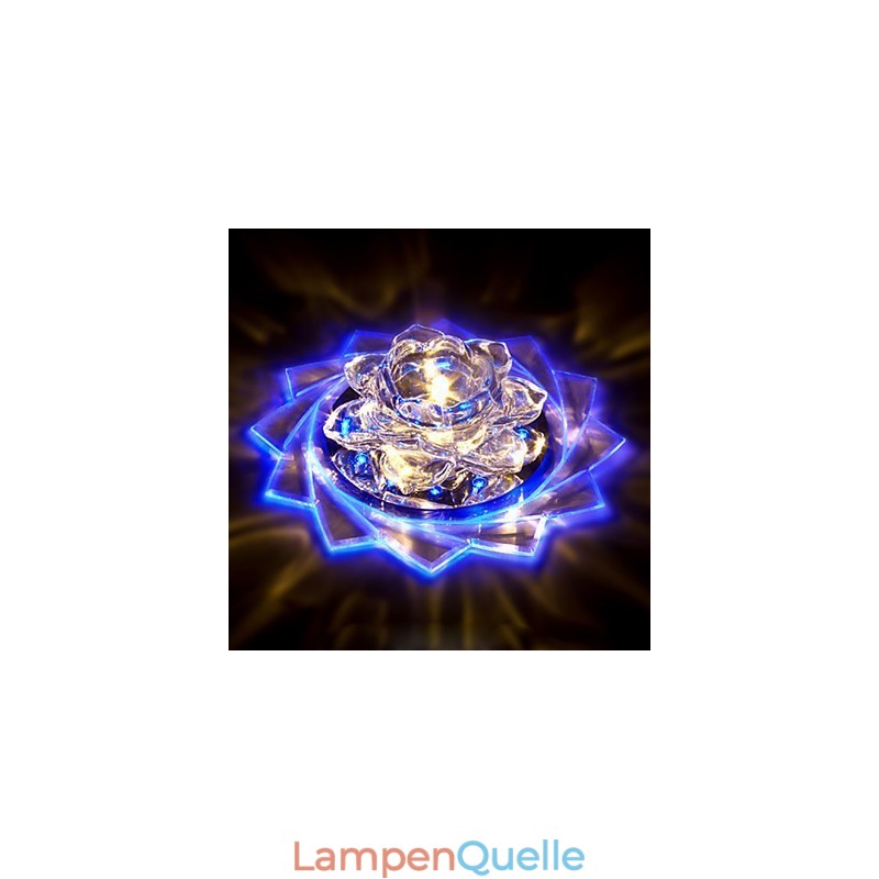 20*8,5 CM Mini Kristall Deckenleuchte Spotlight 3W Kreative Lampe Leuchtstoffröhre Bunte Farbe Quadratische Kuppel Licht