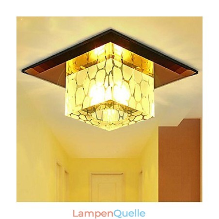 Mini Kristall Deckenleuchte Spotlight 3W Kreative Lampe Leuchtstoffröhre Bunte Farbe Quadratische Kuppelleuchte Mini Kristall Deckenleuchte Spotlight 3W Kreative Lampe Leuchtstoffröhre Bunte Farbe Quadratische Kuppelleuchte