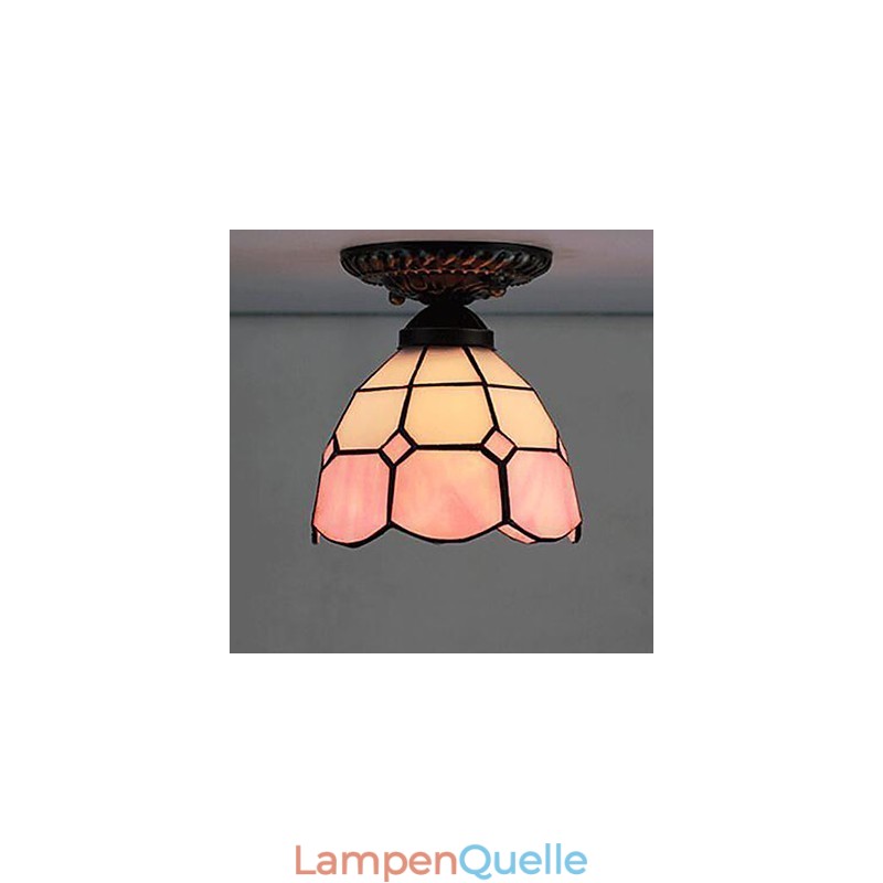 17 * Europäischen Ländlichen Kreativen Kunst Glasmalerei Absorbieren Kuppel Lampe Licht