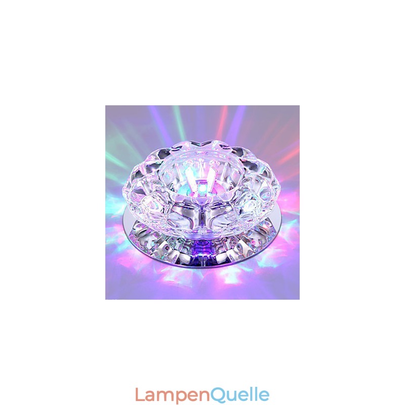 Kristall Deckenleuchte Spotlight SMD 3W Kreative Lampe Absorbieren Kuppel Licht