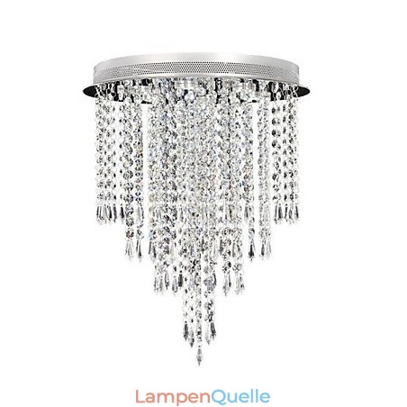 Moderne zeitgenössische Kristall Chrom Kristall Flush Mount Kinder