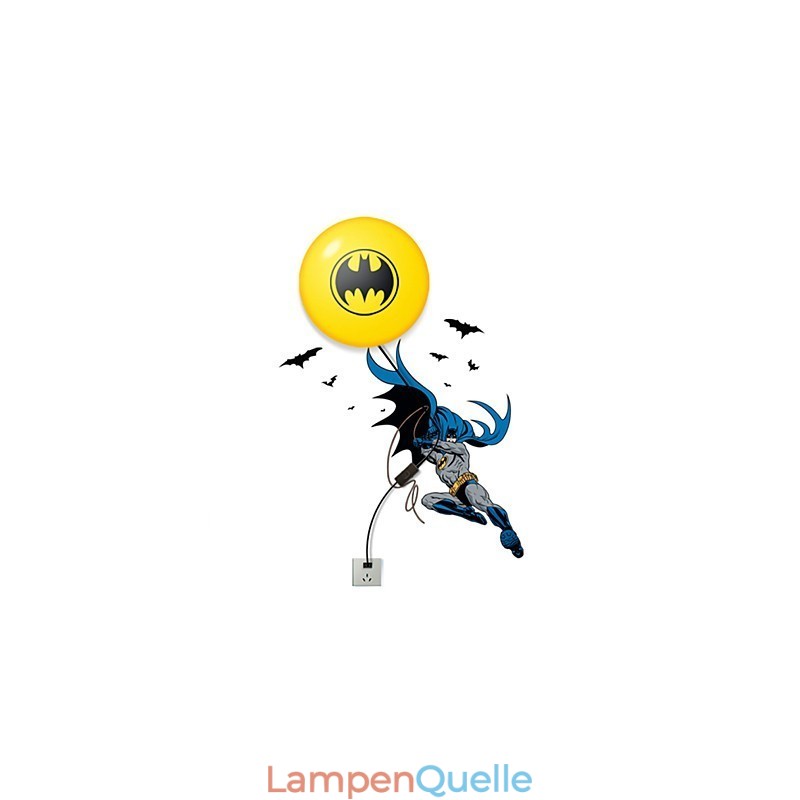 Kreative Mode Batman Wallpaper Diy Wand Stick kleine Nacht Lampe Wand Lampe Lichter