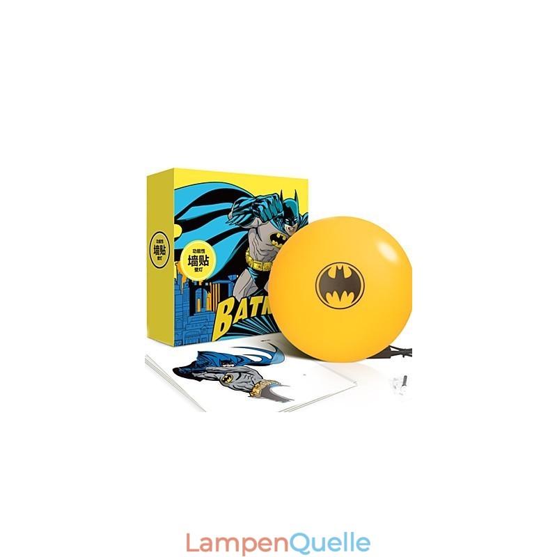 Kreative Mode Batman Wallpaper Diy Wand Stick kleine Nacht Lampe Wand Lampe Lichter