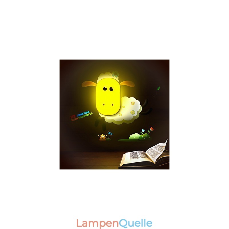 9 * 6 * Spaß beim Spielen mit kreativem Geist Intelligente Lichtsteuerung Kleines Nachtlicht Kinder Wandlampen