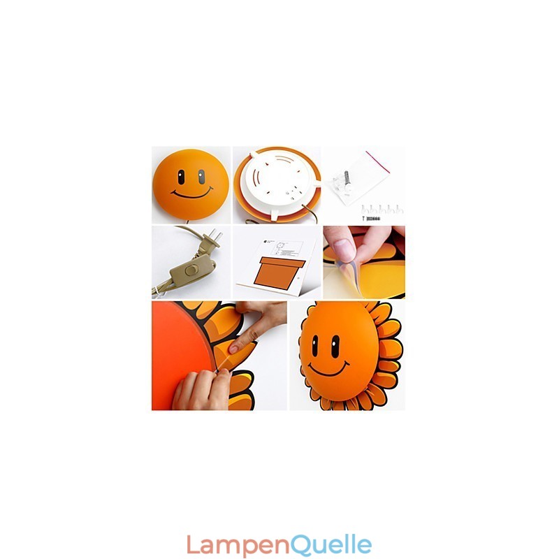 Wandleuchten Moderne Zeitgenössische Kreative 3 D Wand Papier Wand Lampe Licht