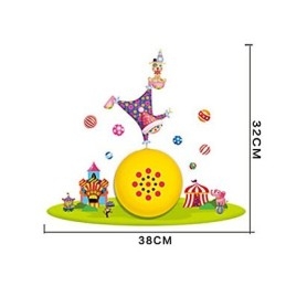 Clown Hochtemperaturbeständiges Kunststofflicht und 10 ° C können kreative 3D-Tapeten-Wandlampe entfernen