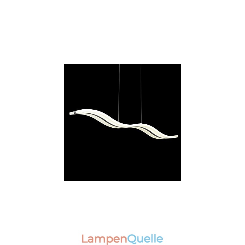 Moderne zeitgenössische Chrom-Pendelleuchte