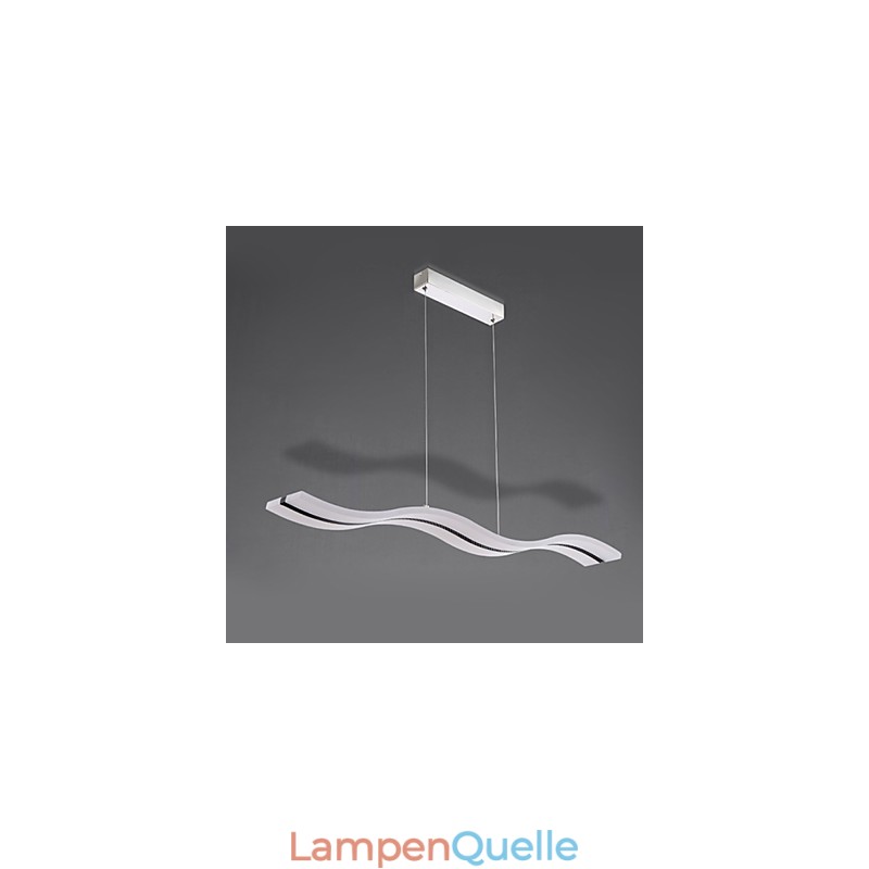 Moderne zeitgenössische Chrom-Pendelleuchte