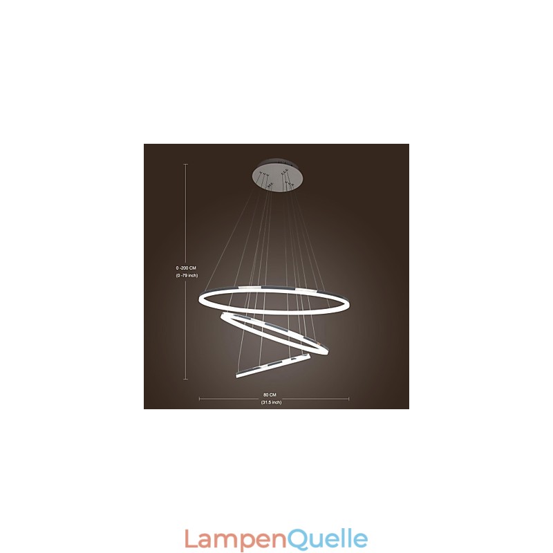 70W moderne Pendelleuchte im zeitgenössischen Mini-Stil aus galvanisiertem Metall
