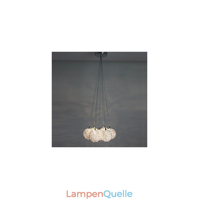 Pendelleuchte Modern 7 Licht Home Furnishing Dekorative Aluminium Pendelleuchte