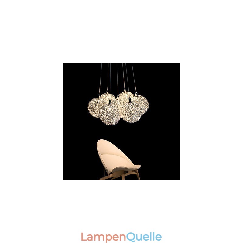 Pendelleuchte Modern 7 Licht Home Furnishing Dekorative Aluminium Pendelleuchte