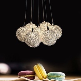 Pendelleuchte Modern 7 Licht Home Furnishing Dekorative Aluminium Pendelleuchte