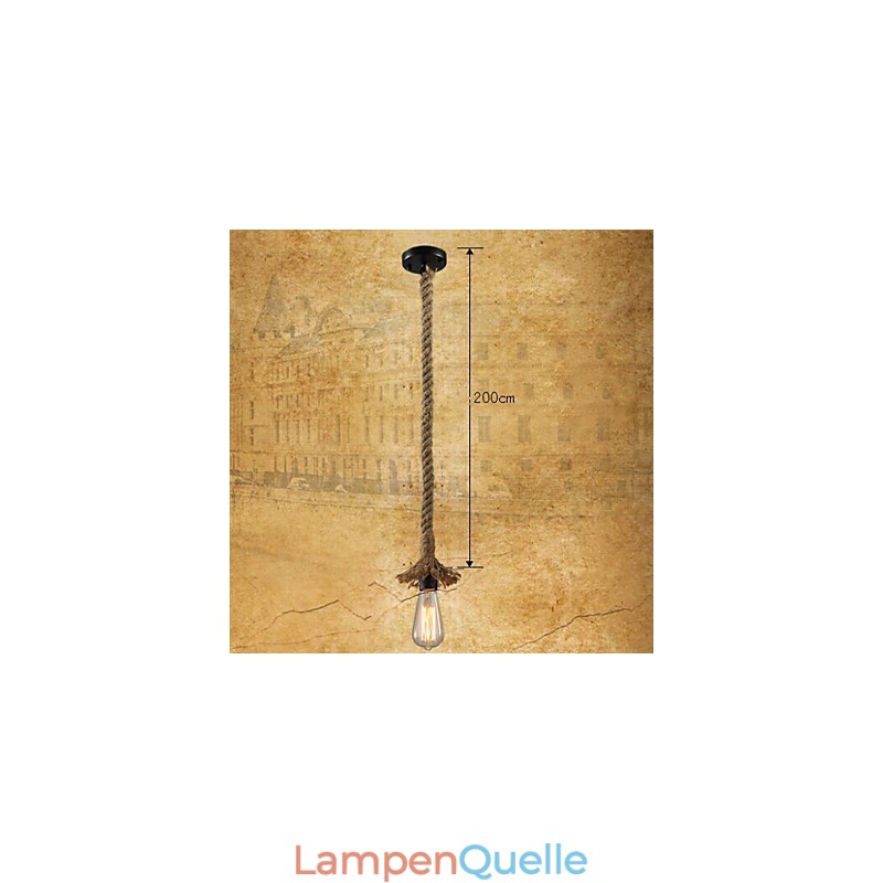 Traditionelle klassische rustikale Lodge Vintage Country Retro Pendelleuchte