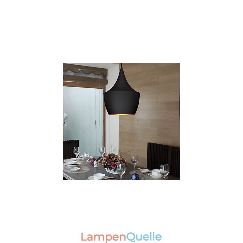 Pendelleuchte Retro Vintage Tom Dixon Design Schwarz