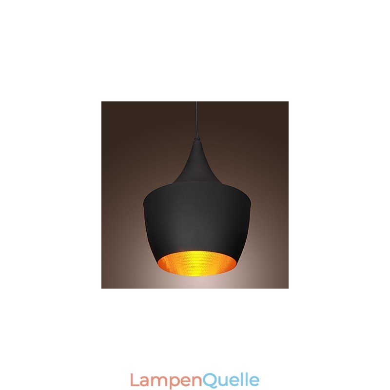 Pendelleuchte Retro Vintage Tom Dixon Design Schwarz