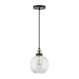Industrielle Fabrik Pendelleuchte Antik Messing Eine Leuchte Glasschirm Cafe Pendelleuchte