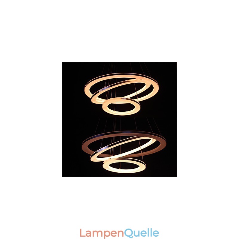 Moderne Pendelleuchte 3 Ringe Pendelleuchte Acryl