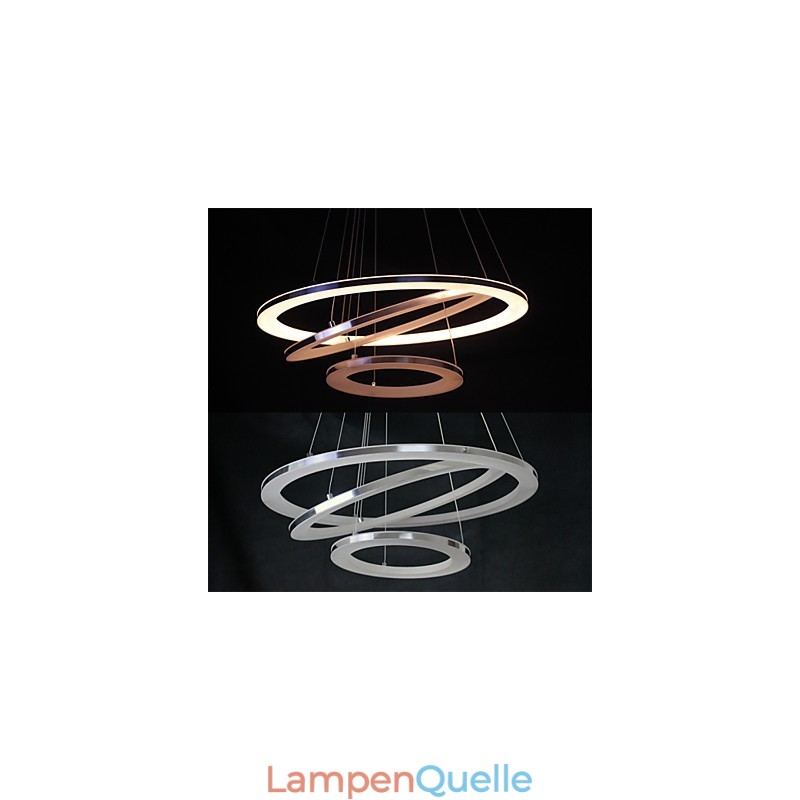 Moderne Pendelleuchte 3 Ringe Pendelleuchte Acryl