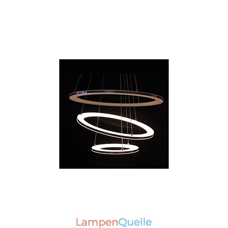 Moderne Pendelleuchte 3 Ringe Pendelleuchte Acryl